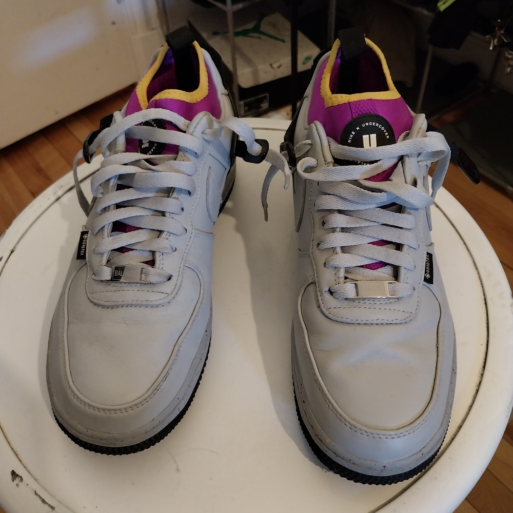 Nike Gray and Purple Sneakers